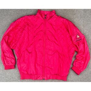 Le Coq Sportif Vintage Women's Full Zip‎ Embroidered Long Sleeve Jacket Size S